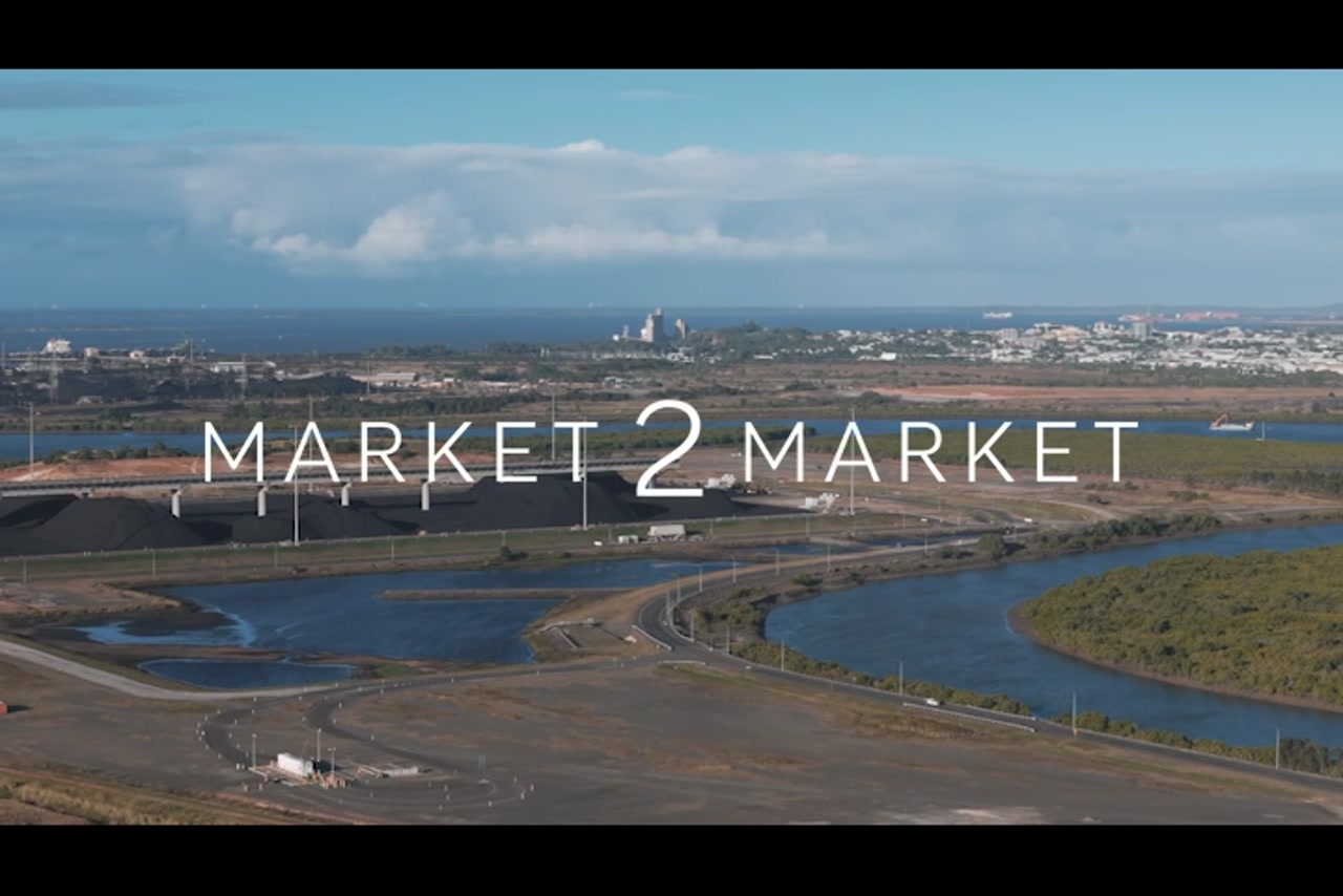 Aerial View Over Coal Terminal – Gladstone