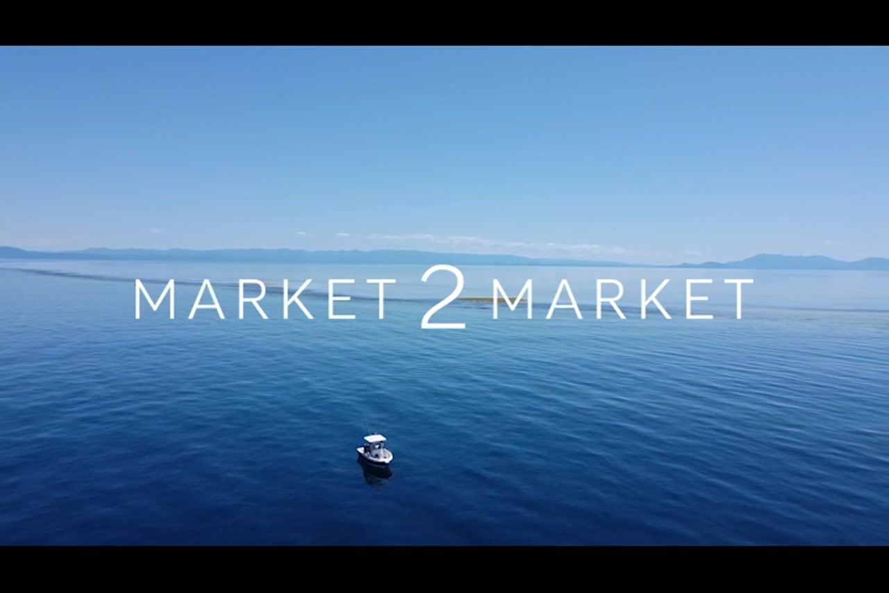Aerial View Over Boat On Ocean