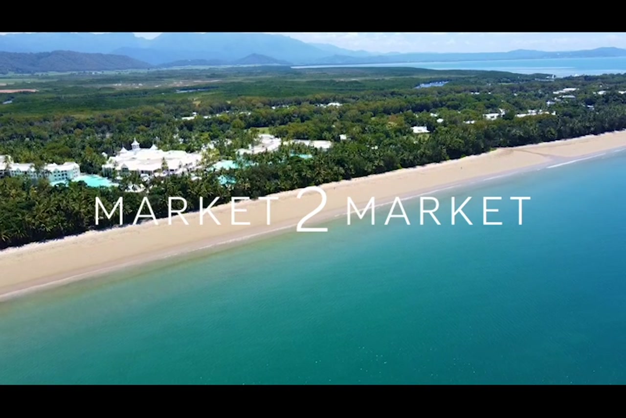 Aerial View Over Four Mile Beach & Sheraton Grand Mirage – Port Douglas