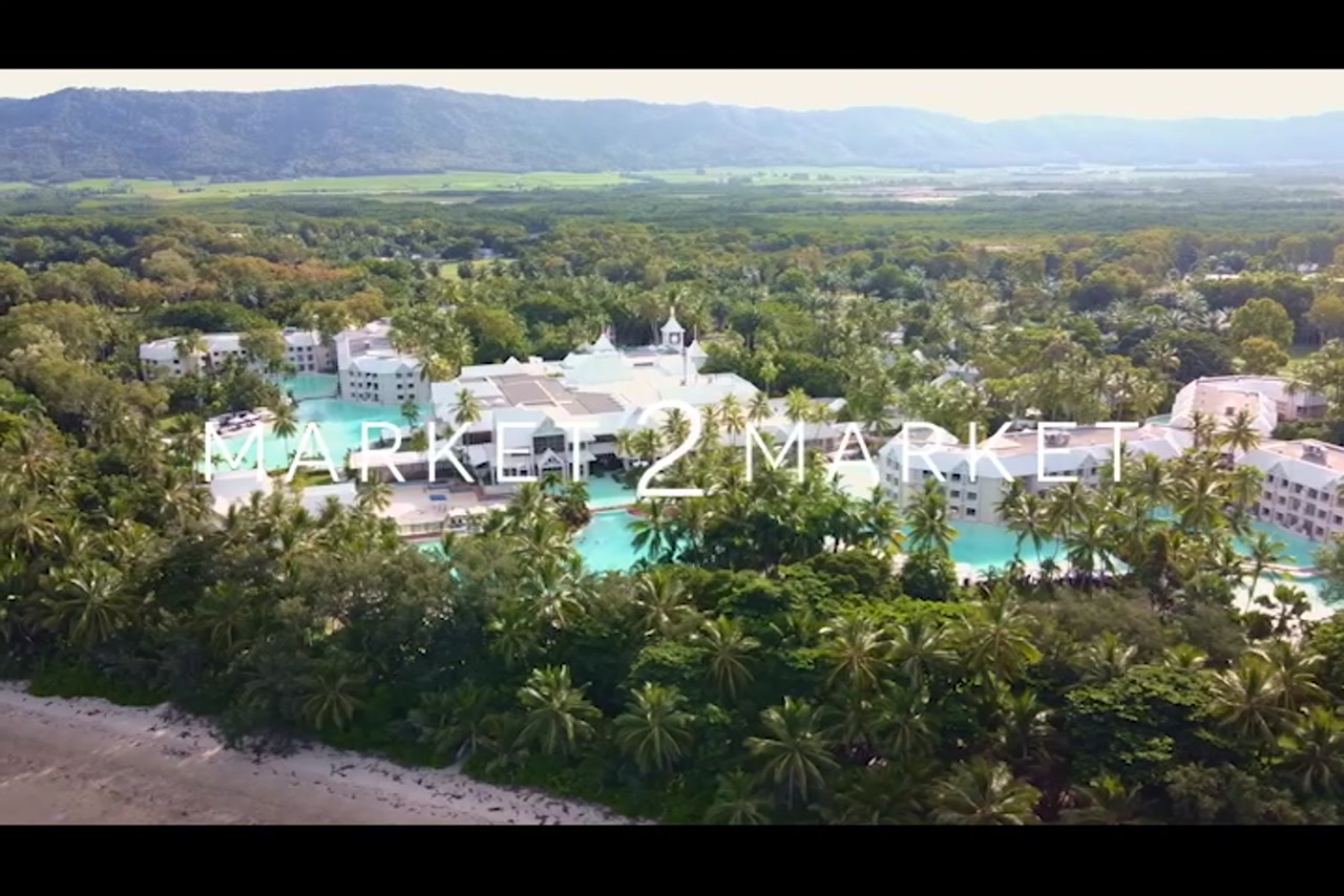 Aerial View Over Sheraton Grand Mirage Resort – Port Douglas