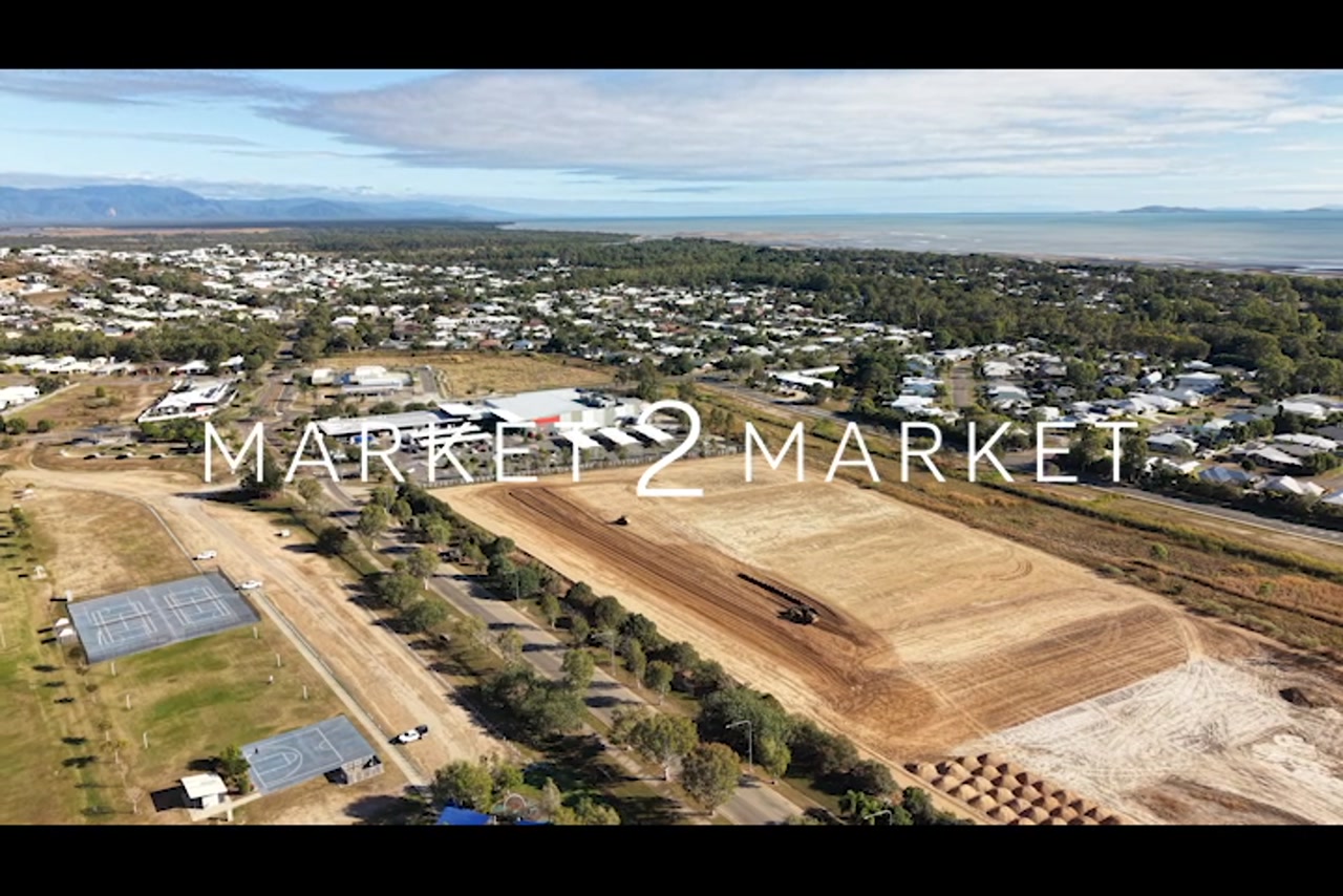 Aerial View Over Bushland Beach – Townsville