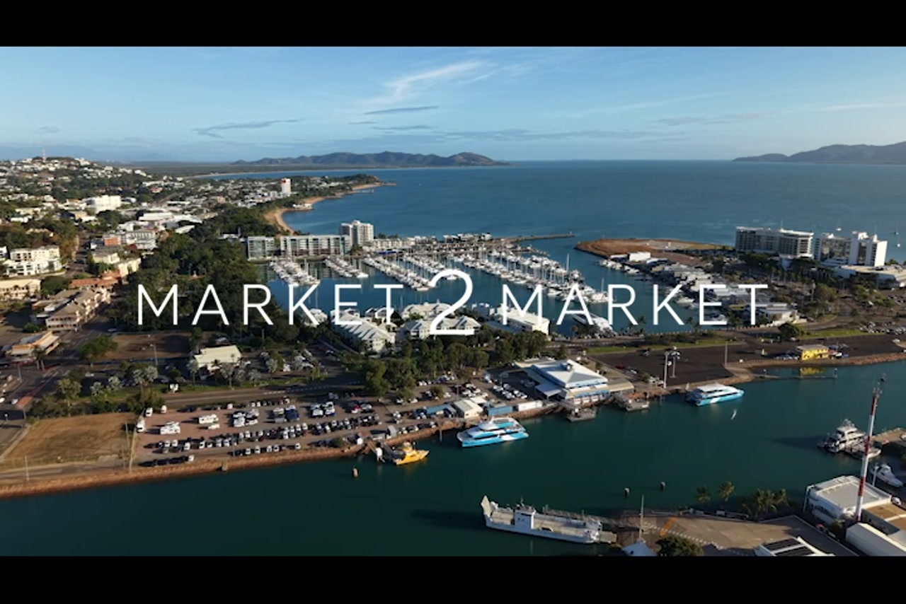 Aerial View of Townsville Marina
