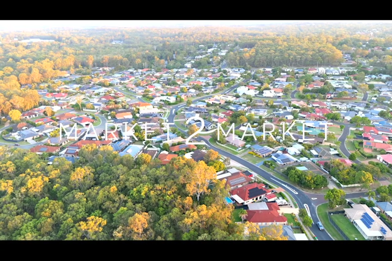 Aerial View over Residential Housing, Redland City