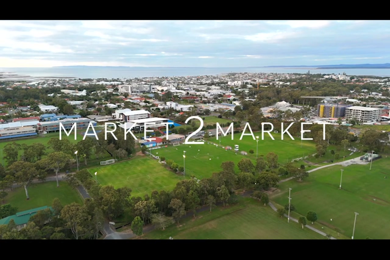 Aerial View Over Sports Field in Redlands, Brisbane