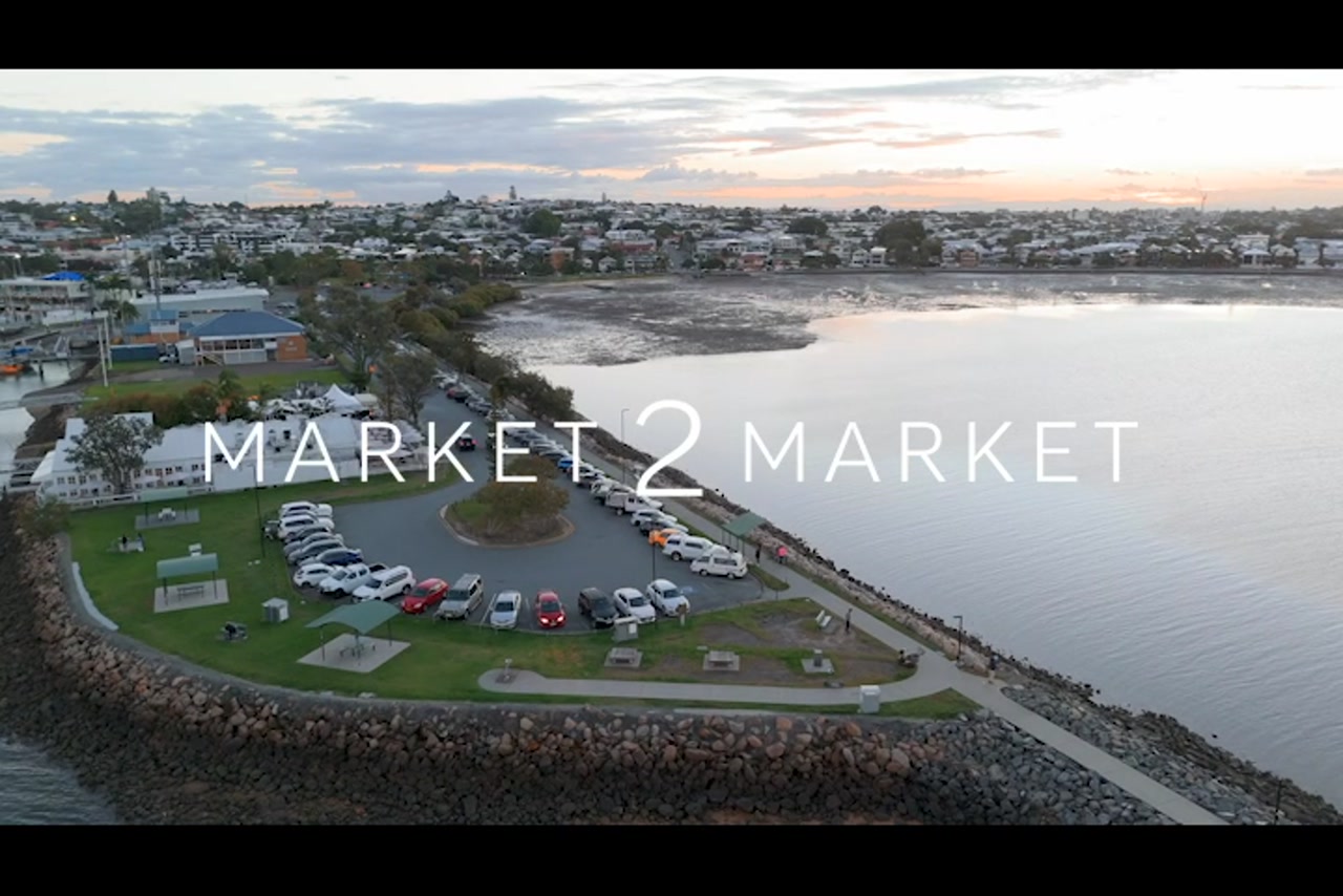 Aerial View Over Manly Headland, Brisbane