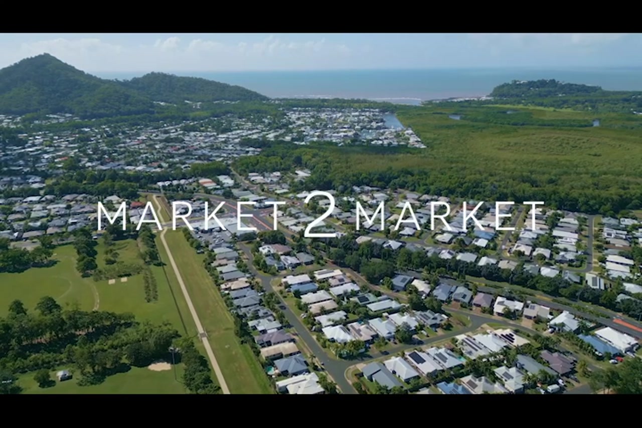 Aerial View of Residential Area in Cairns