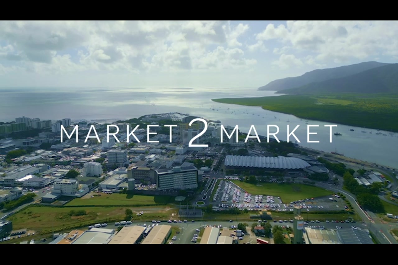 Aerial View Over Cairns CBD
