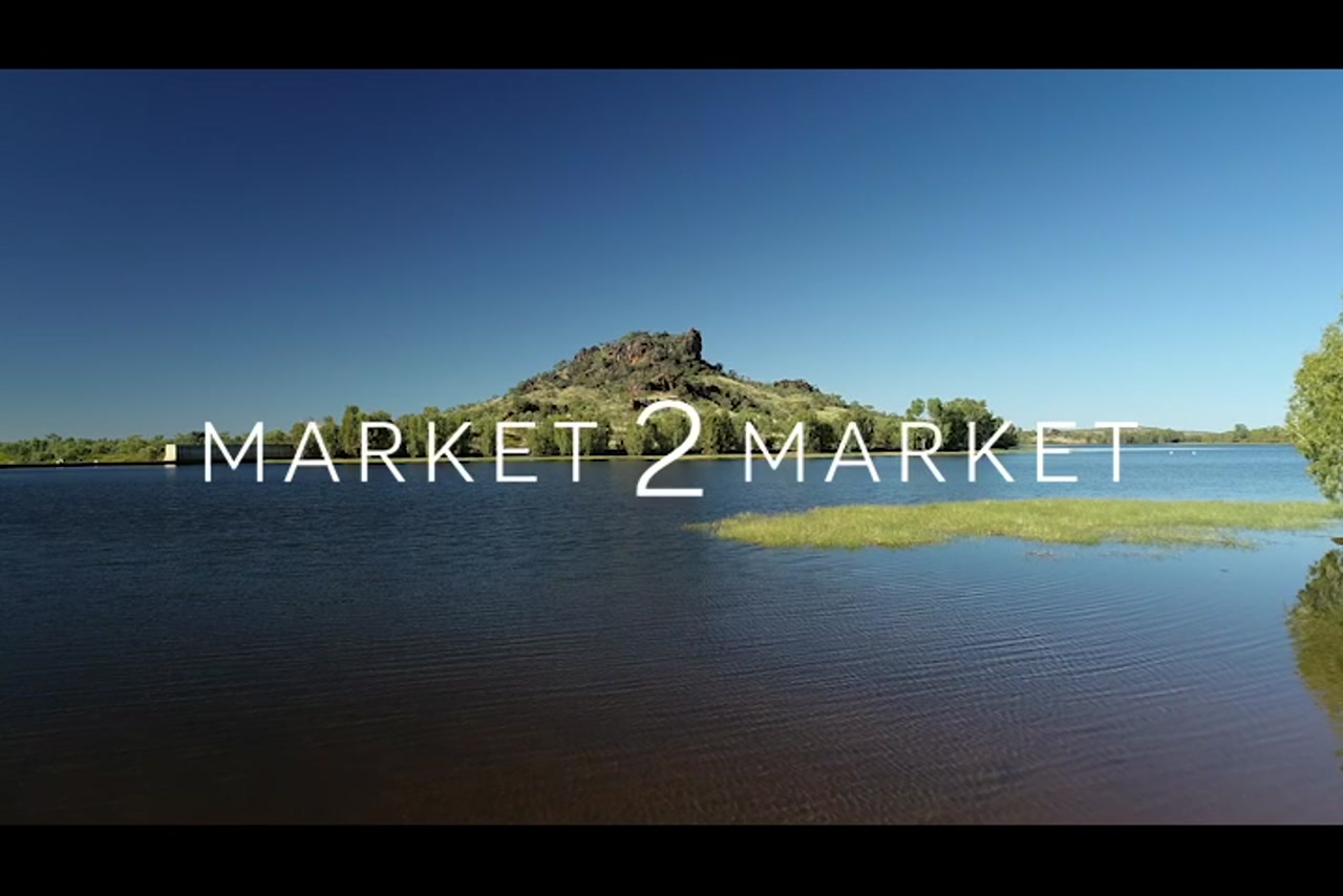 Aerial Footage of Chinaman Creek Dam, Cloncurry