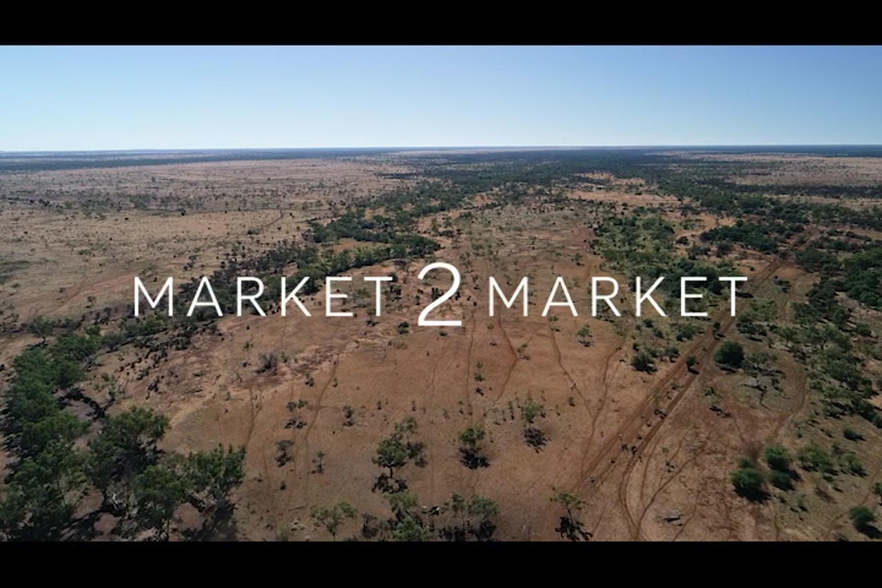 Aerial Footage of Rural, Outback Landscape, Cloncurry