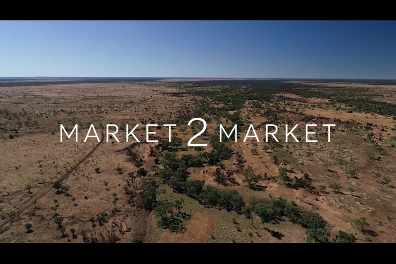 Aerial Footage of Rural, Outback Landscape, Cloncurry