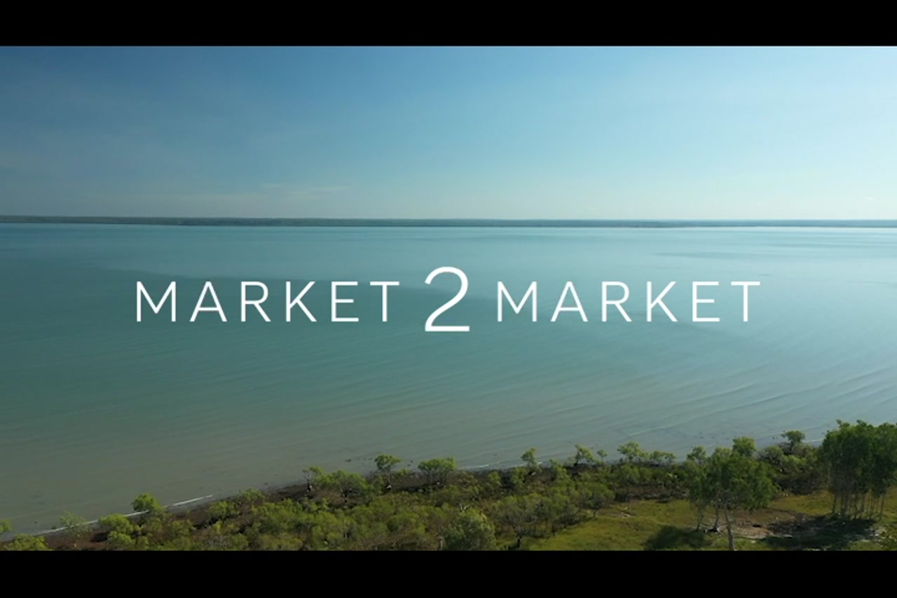 Aerial footage over coastline of Weipa around, Western Cape York – 0314 – 0314