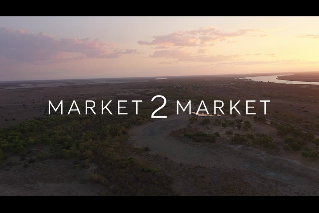 Aerial Footage of river at dusk in Western Cape York region – 0416