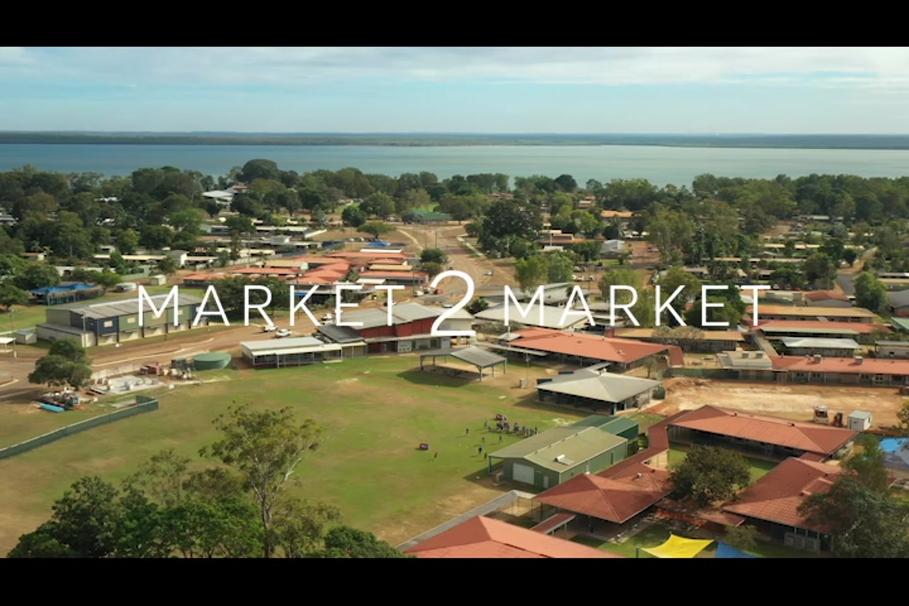 Aerial footage over Western Cape College in Rocky Point, Mission River area of Western Cape York – 0615