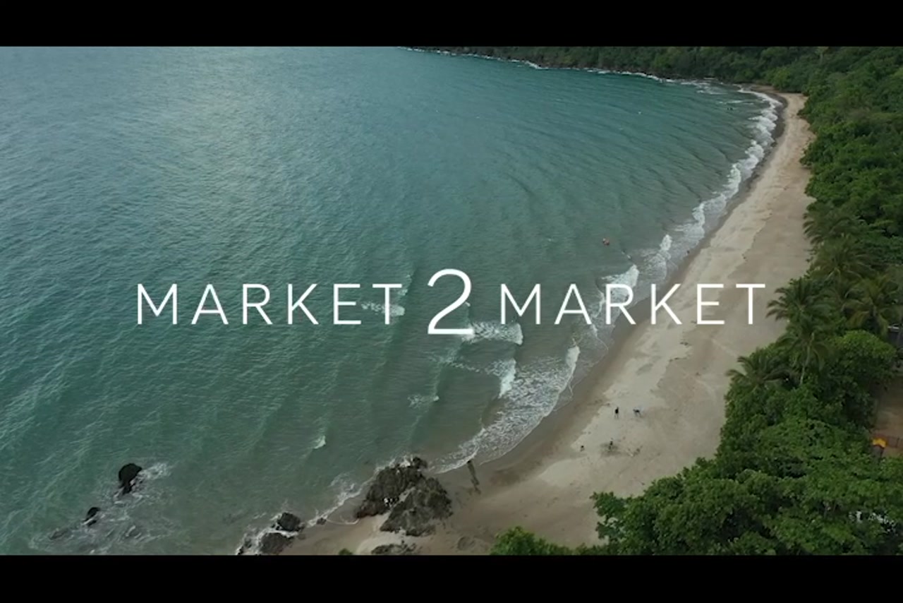 Aerial footage of secluded beach in Far North Queensland
