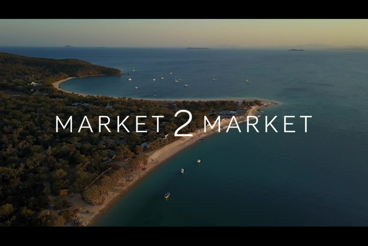 Aerial footage over Fisherman’s Beach and Putney Beach, Great Keppel Island