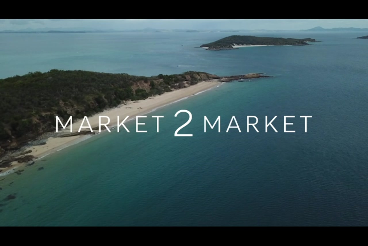 Aerial footage over Putney Point, Great Keppel Island
