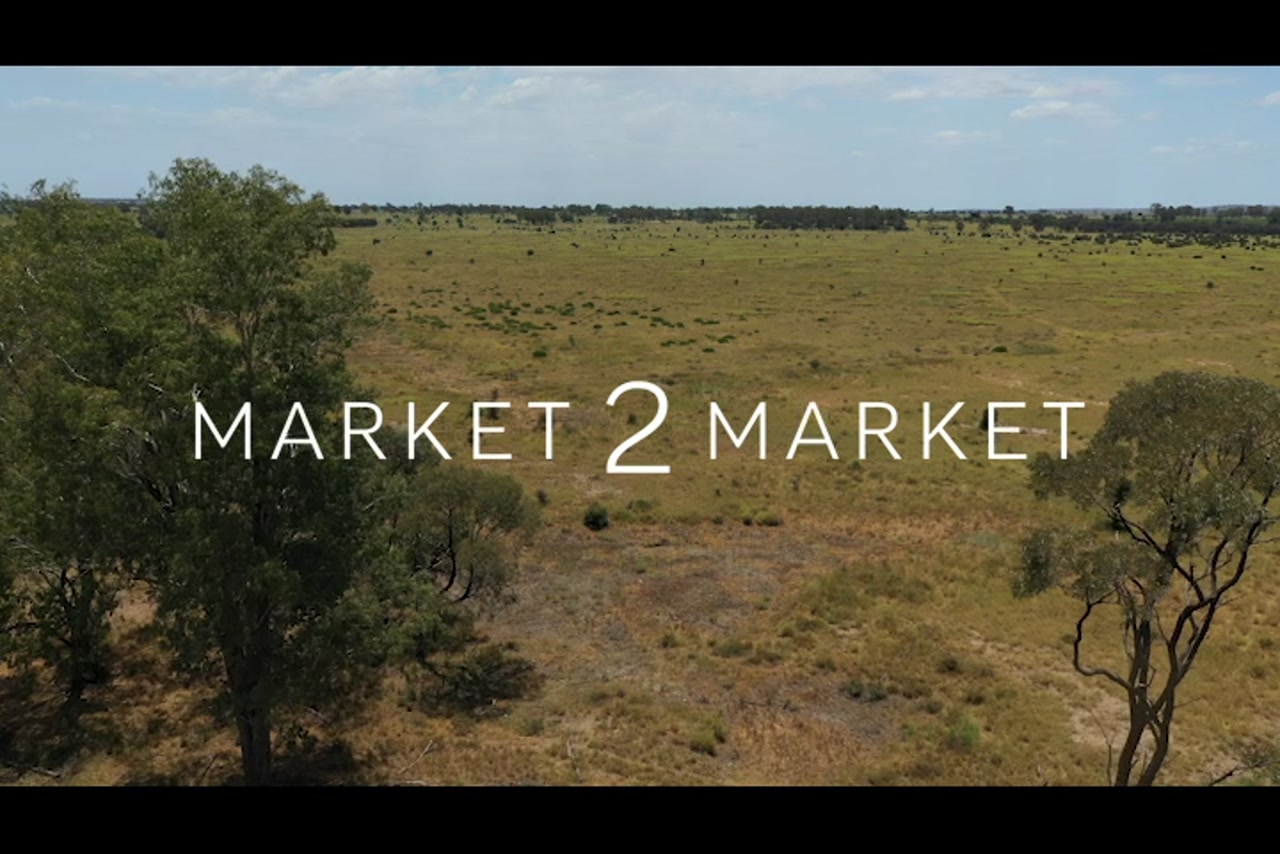 Aerial footage over open pastoral paddocks