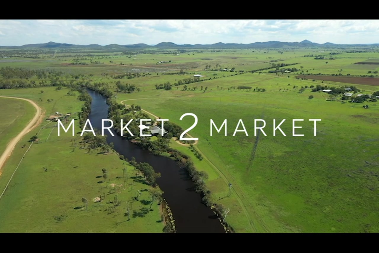Aerial footage of rural property next to Hedlow Creek