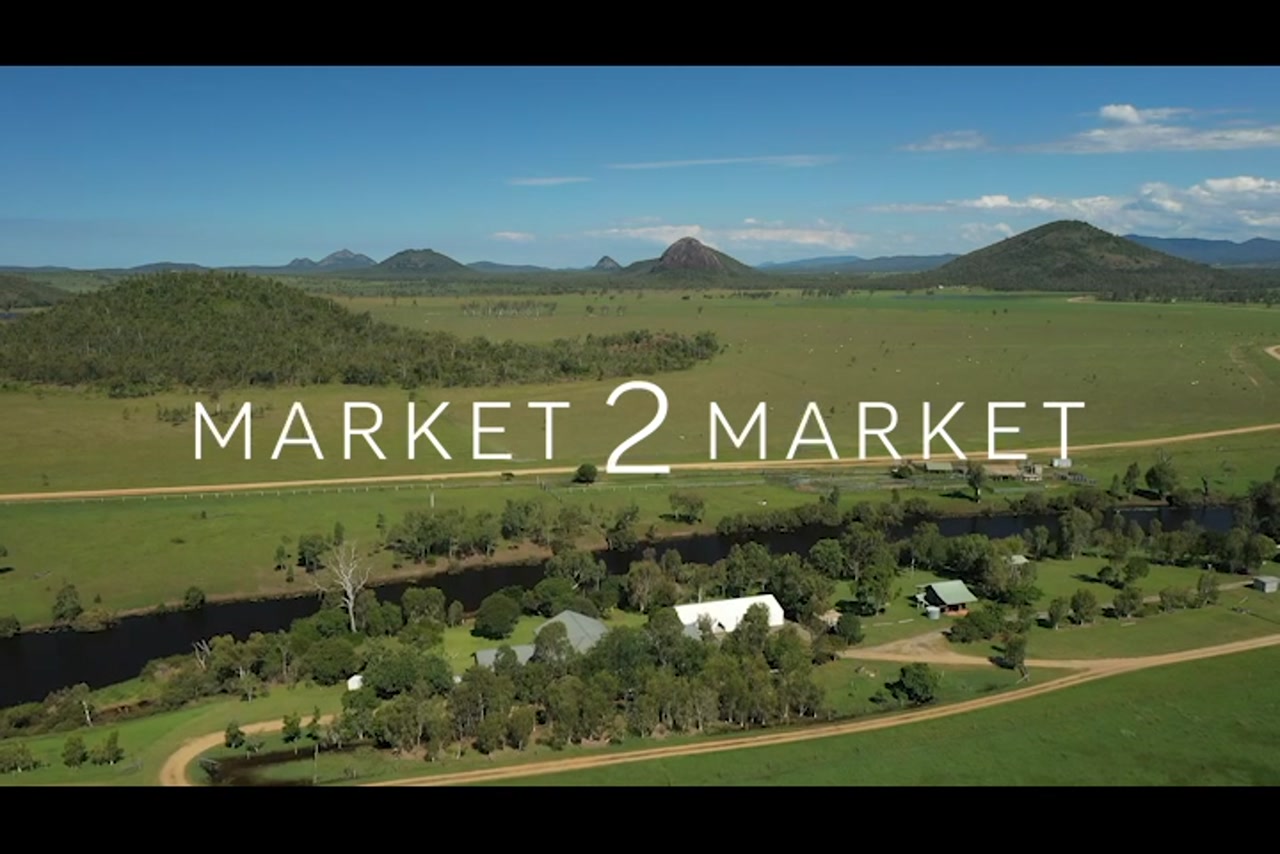 Aerial footage of rural property next to Hedlow Creek