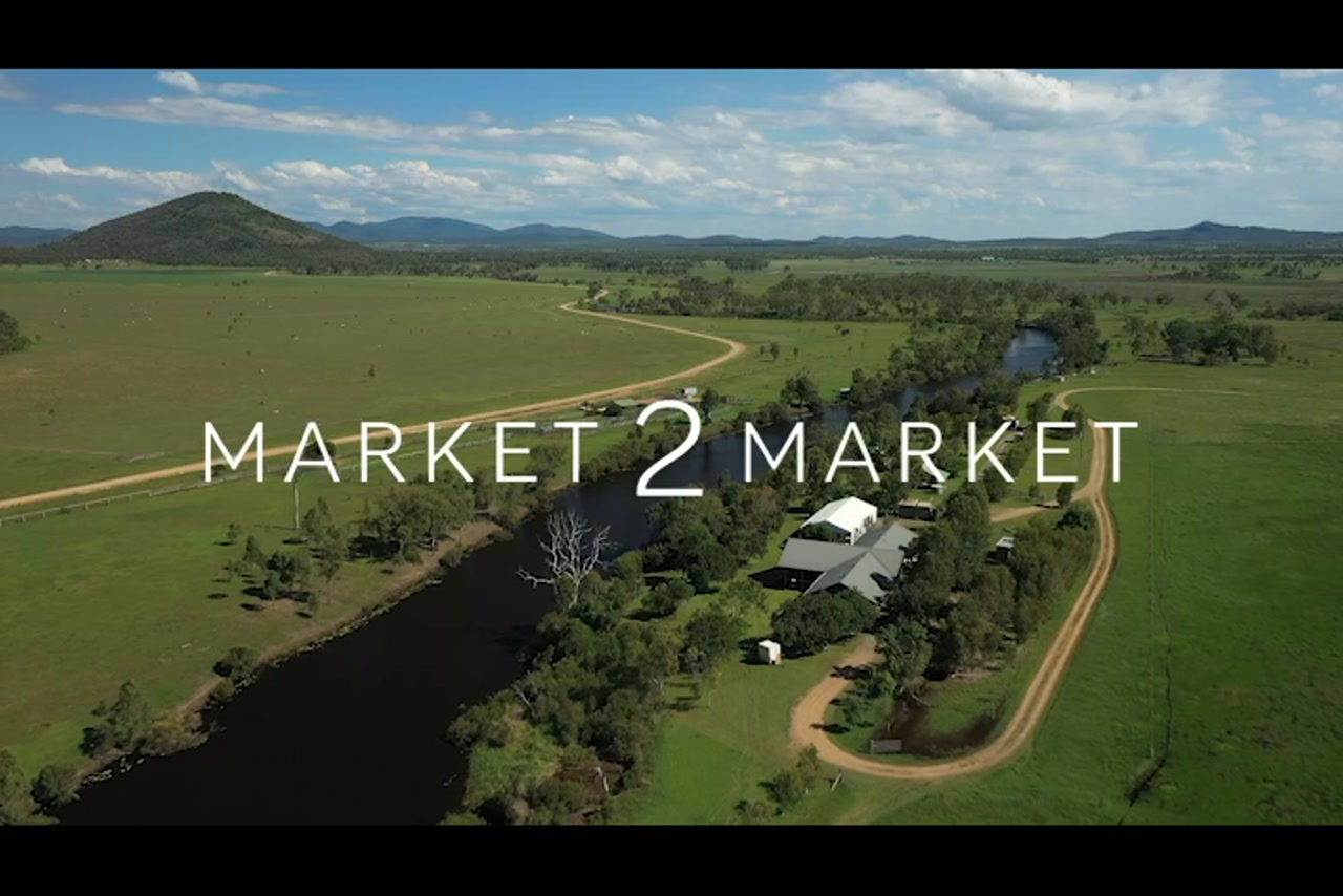 Aerial footage of rural property next to Hedlow Creek