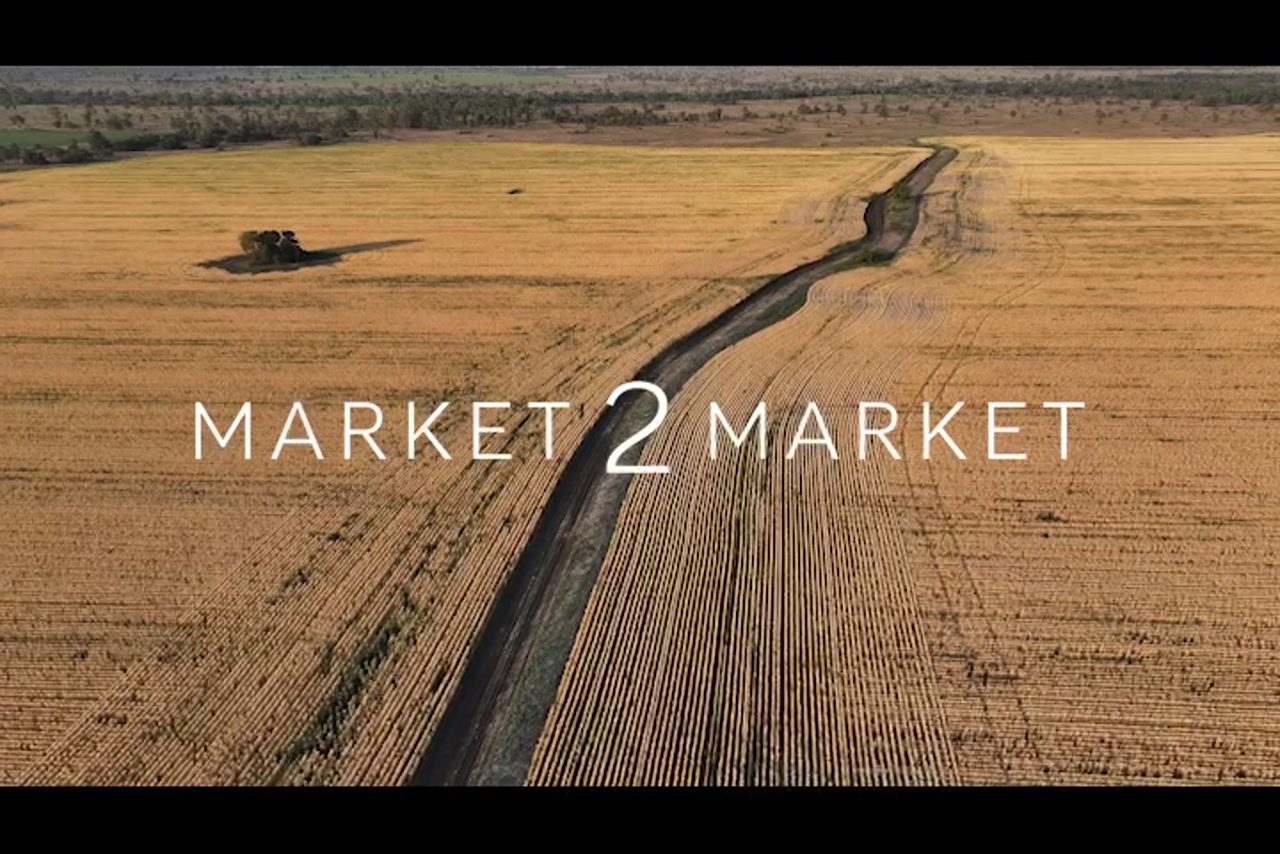 Aerial footage over a vast agricultural landscape