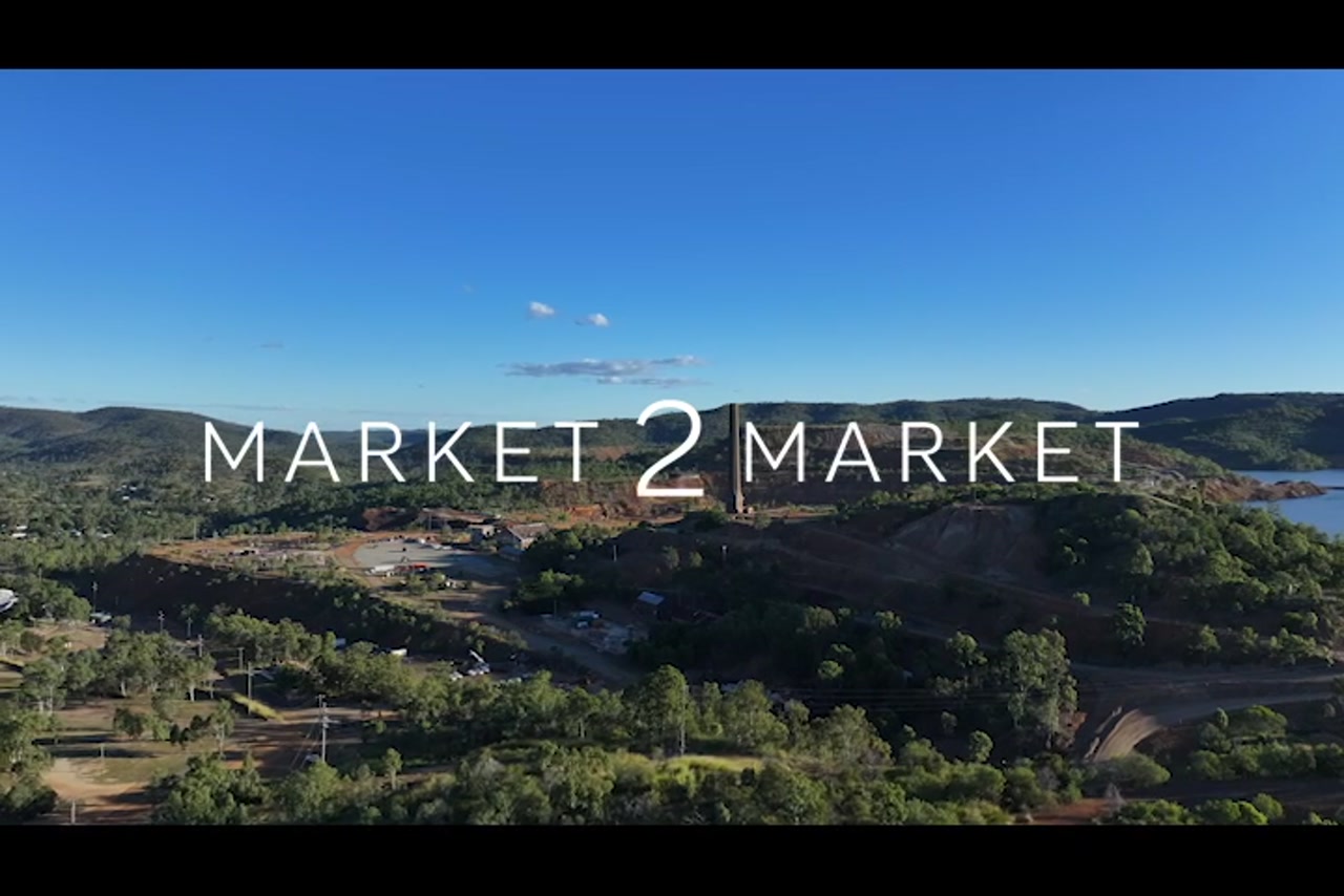 Aerial footage over Mt Morgan Mine, Rockhampton