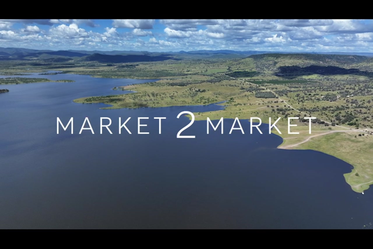 Aerial footage over Awoonga Lake, Gladstone area