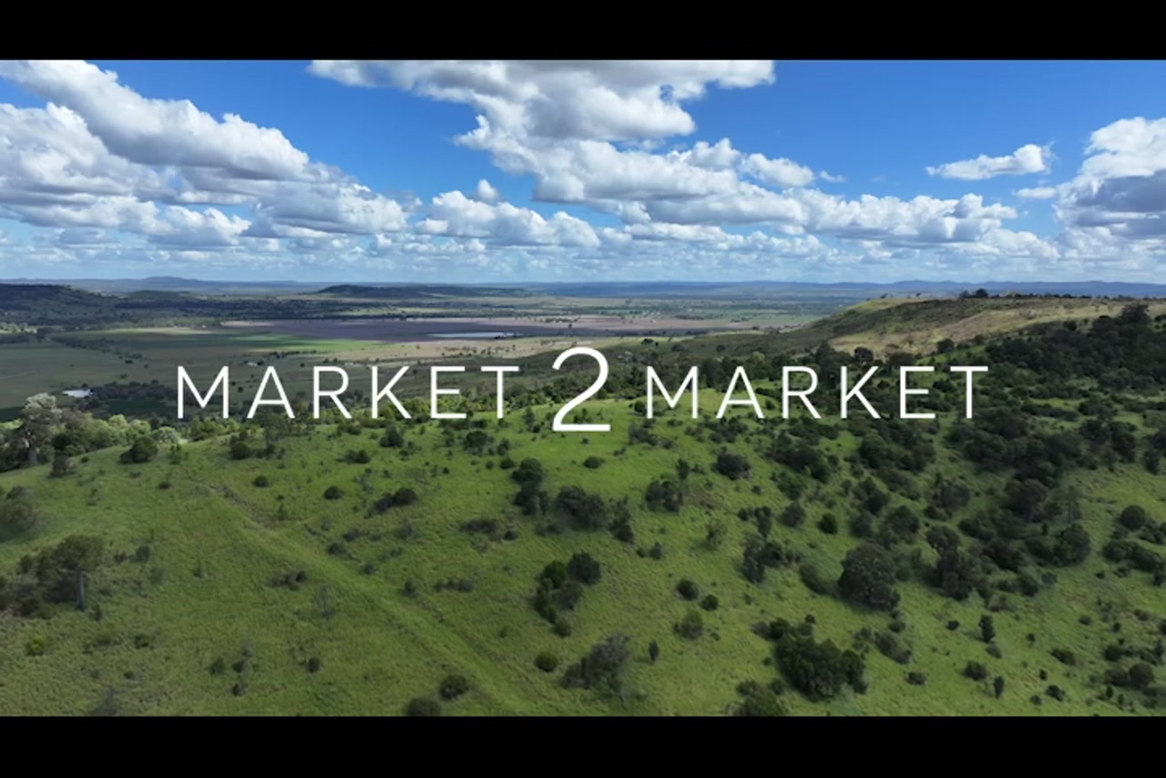 Aerial footage of lush, green landscape