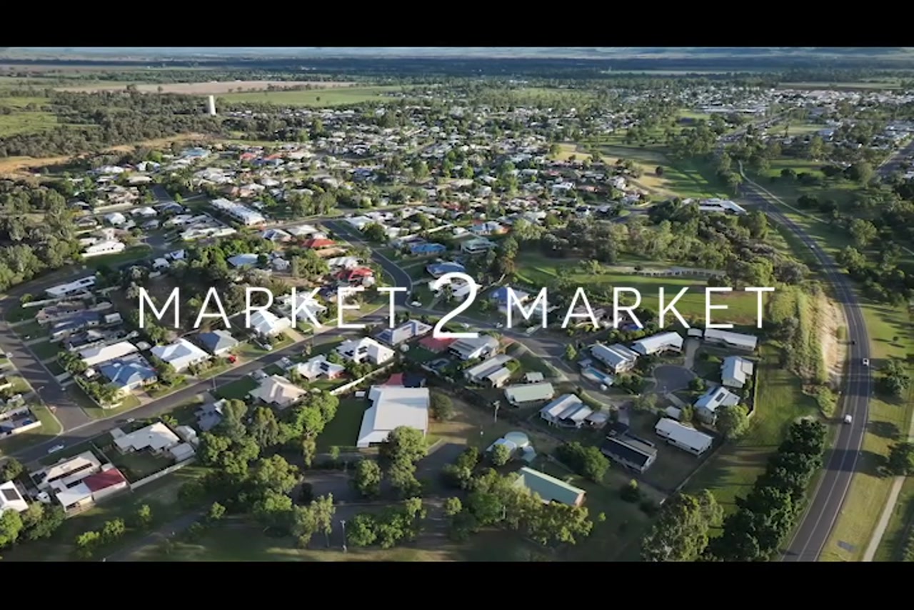 Aerial footage over residential area in the Yeppoon / Rockhampton area