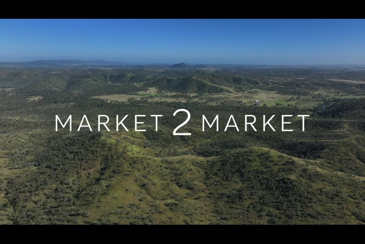 Aerial footage of green hills with bush and vegetation